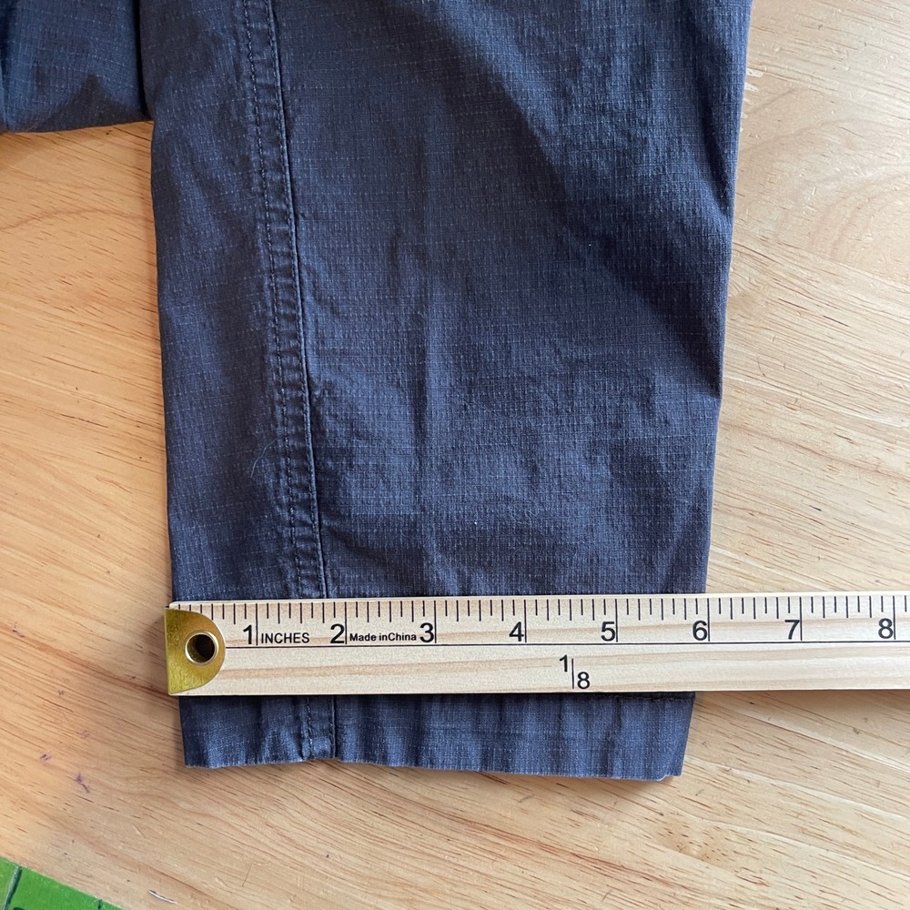 Vuori Charcoal Ripstop Cotton Pants Modern Slim Fit Drawstring Mens M *Read - Picture 11 of 12